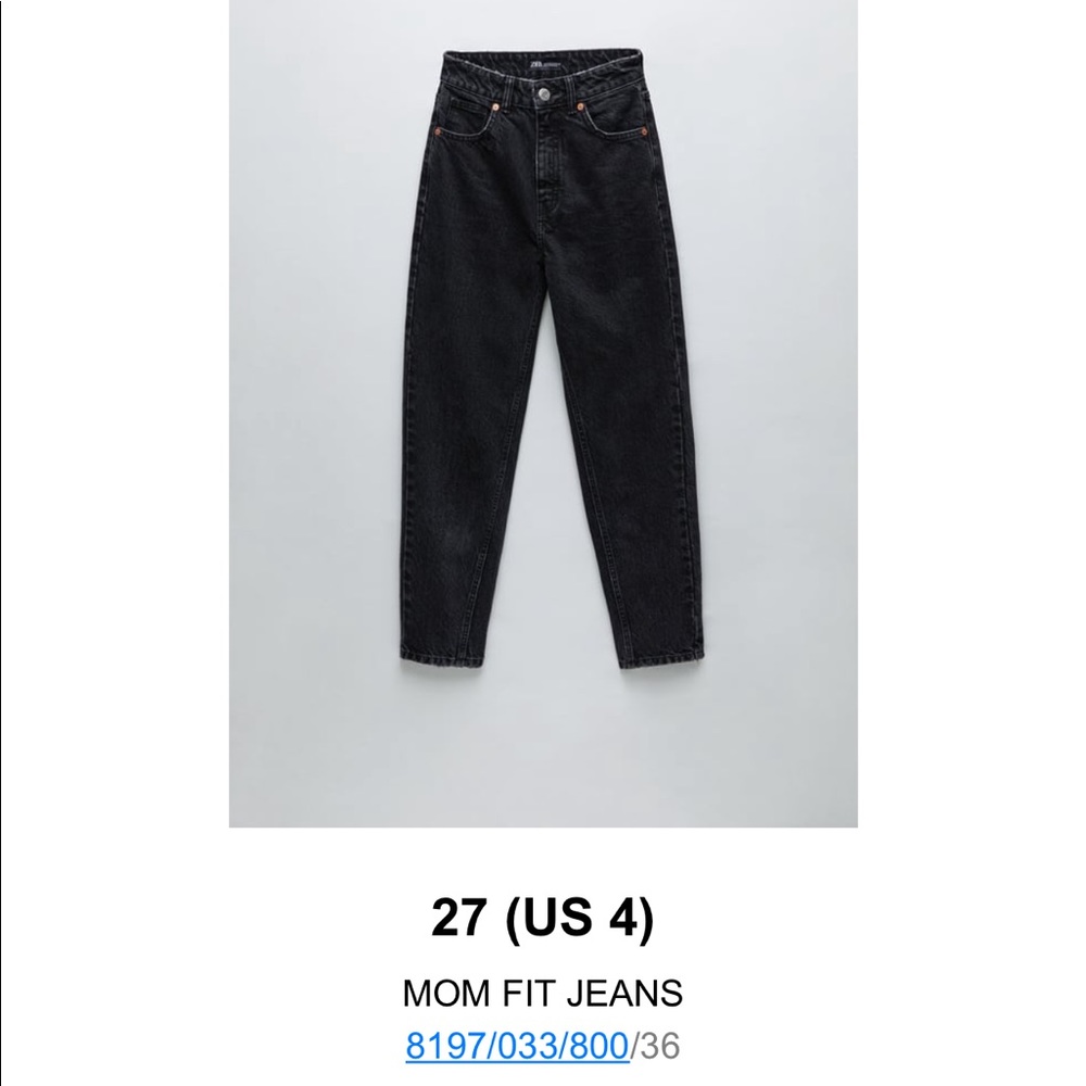 Zara Mom Fit Jeans